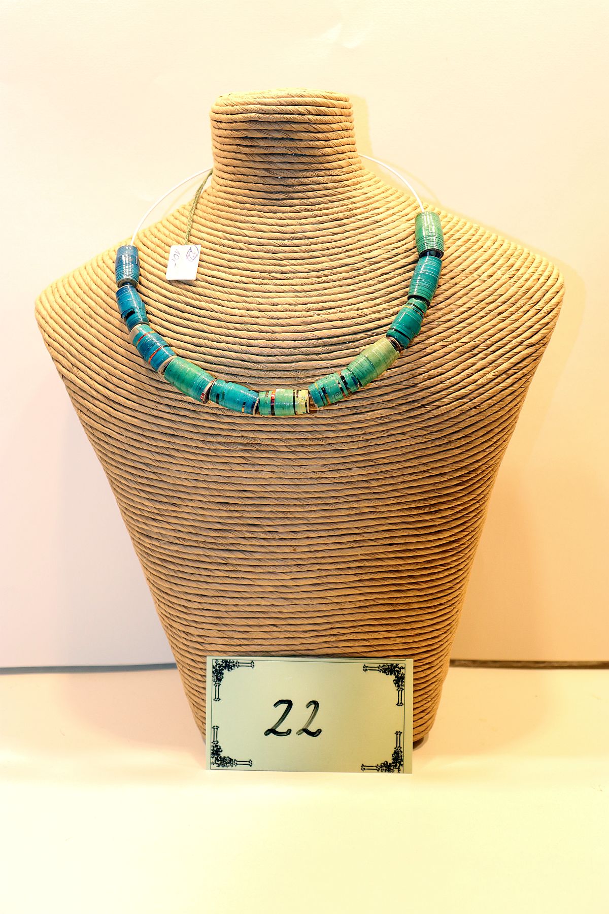 Papierperlen-Collier Nr. 22