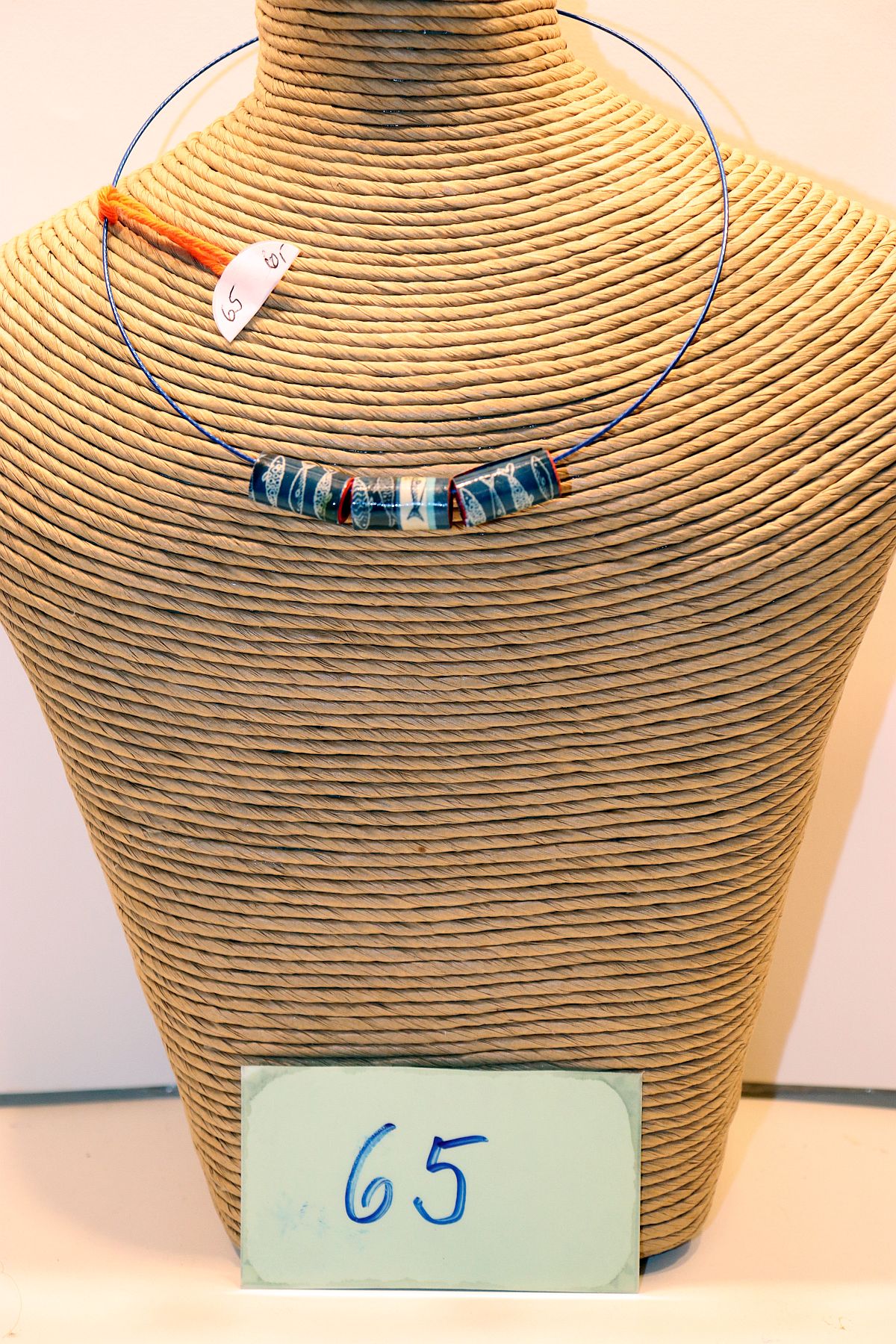 Papierperlen-Collier Nr. 65