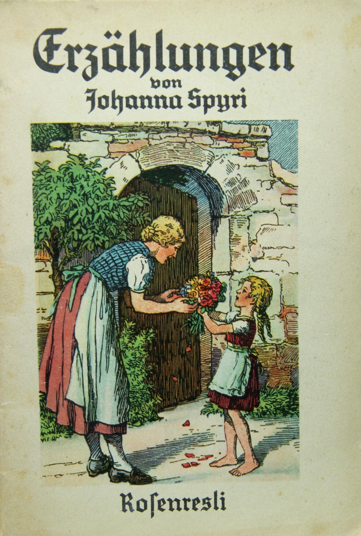 Broschur "Rosenresl" Johanna Spyri