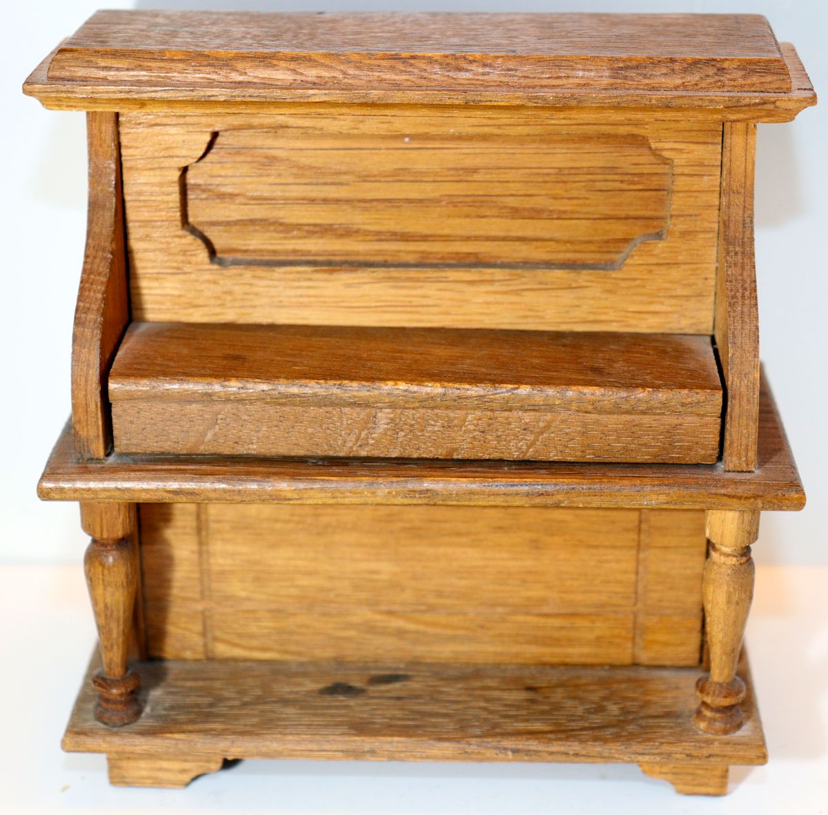 Puppenstuben Klavier Holz antik